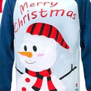 Merry Christmas Snowman long sleeve shirt youth